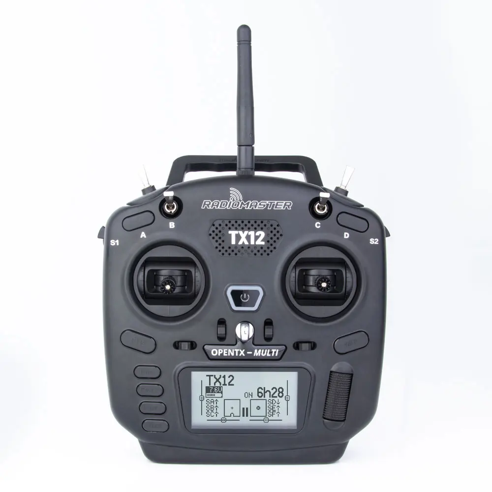 RadioMaster TX12 16ch Open TX Digital Proportional Remote Control Transmitter With TBS CROSSFIRE MICRO TX V2
RadioMaster TX12 16ch Open TX Digital Proportional Remote Control Transmitter With TBS CROSSFIRE MICRO TX V2