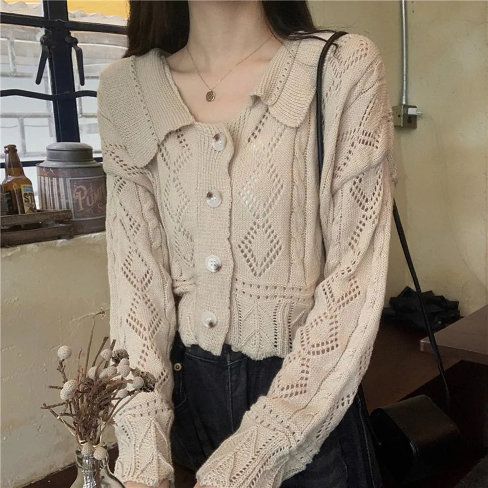 Winter Women's Clothing Small Lazy Little Fragrant Style Knitted Cardigan Loose Sweater Coat Jacket Blusa De Frio Feminina
Winter Women's Clothing Small Lazy Little Fragrant Style Knitted Cardigan Loose Sweater Coat Jacket Blusa De Frio Feminina