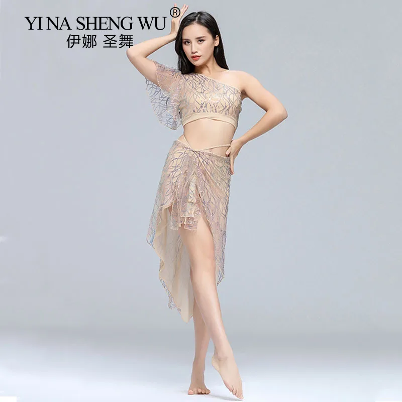 Women Belly Dance Costume Female Adult Sexy Tulle Sequins Top Skirt Dance Performance Suit Bellydancing Practice Clothing Summer
Women Belly Dance Costume Female Adult Sexy Tulle Sequins Top Skirt Dance Performance Suit Bellydancing Practice Clothing Summer