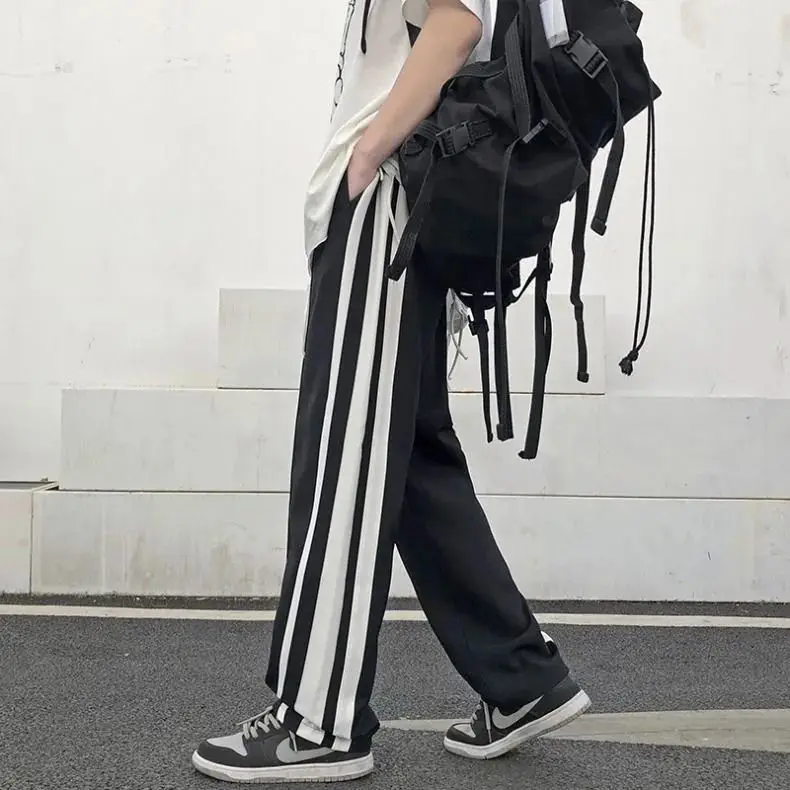 High street pants men's summer loose fit straight tube trend versatile wide leg mop pants and Harajuku style casual pants
High street pants men's summer loose fit straight tube trend versatile wide leg mop pants and Harajuku style casual pants