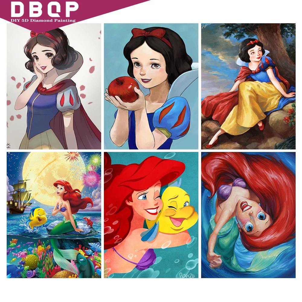 Disney 5D DIY Diamond Painting Cartoon Princess Snow White Diamond Embroidered Round Drill Mosaic Home Decoration Gift
Disney 5D DIY Diamond Painting Cartoon Princess Snow White Diamond Embroidered Round Drill Mosaic Home Decoration Gift