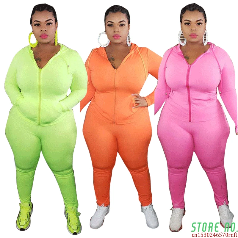 Plus Size Clothes XL-5XL Two Piece Set Women Zipper Up Top Leggings High Strech Fitness Outfitactive Wear Wholesale Dropshpping
Plus Size Clothes XL-5XL Two Piece Set Women Zipper Up Top Leggings High Strech Fitness Outfitactive Wear Wholesale Dropshpping
