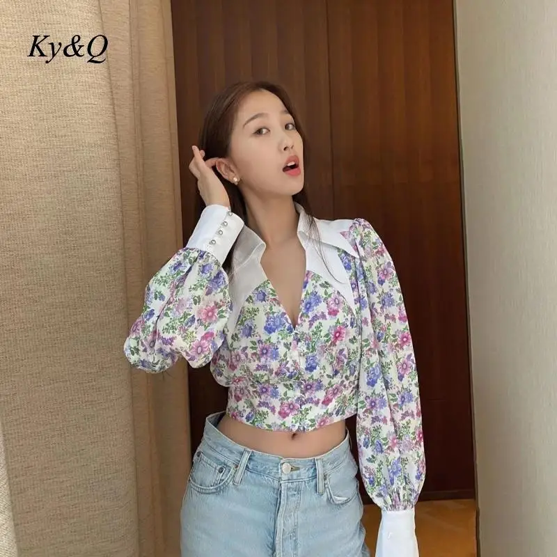 Brand Design Summer Women Elegant Floral Print Long Sleeve Top Shirt Female Vintage Luxury Lapel Short Sexy Top Blouse 2020 New
Brand Design Summer Women Elegant Floral Print Long Sleeve Top Shirt Female Vintage Luxury Lapel Short Sexy Top Blouse 2020 New