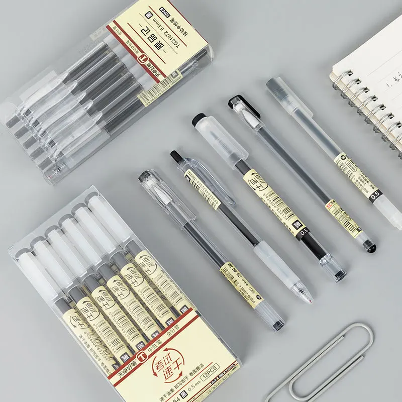 12pcs/Pack 0.35mm/0.5mm Gel Ink Pen Students Examination Pen Simple Children Writing Press Pen School Office Stationery
12pcs/Pack 0.35mm/0.5mm Gel Ink Pen Students Examination Pen Simple Children Writing Press Pen School Office Stationery