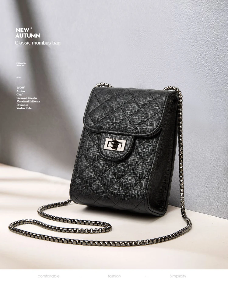 Mobile Phone Bag Female Mini Shoulder Messenger Bag 2021 New Diamond Chain Small Bag Coin Purse
Mobile Phone Bag Female Mini Shoulder Messenger Bag 2021 New Diamond Chain Small Bag Coin Purse