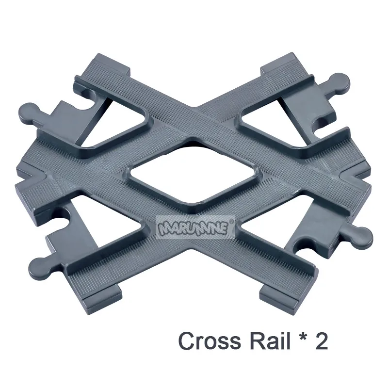 8PCS/Lot Duplo Blocks Train Track Crossover Parts Railway Switch Building Bricks Parts Gift for Children
8PCS/Lot Duplo Blocks Train Track Crossover Parts Railway Switch Building Bricks Parts Gift for Children