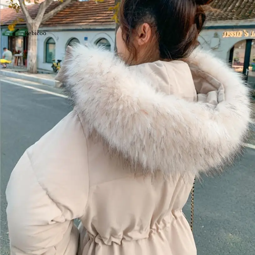 Black Ladies Wool Liner Thicken Hooded Parkas Women Slim With Big Fur Collar Outerwear Autumn Winter Jacket Women Coat
Black Ladies Wool Liner Thicken Hooded Parkas Women Slim With Big Fur Collar Outerwear Autumn Winter Jacket Women Coat