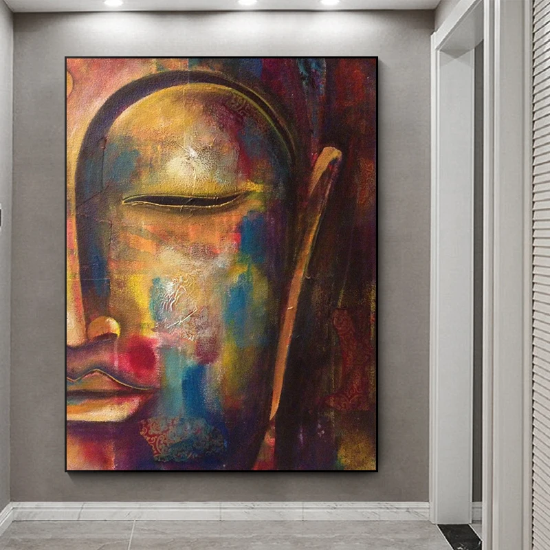 Half Face Buddha Oil Painting on Canvas Cuadros Posters and Prints Scandinavian Wall Art Picture for Living Room Home Decor
Half Face Buddha Oil Painting on Canvas Cuadros Posters and Prints Scandinavian Wall Art Picture for Living Room Home Decor