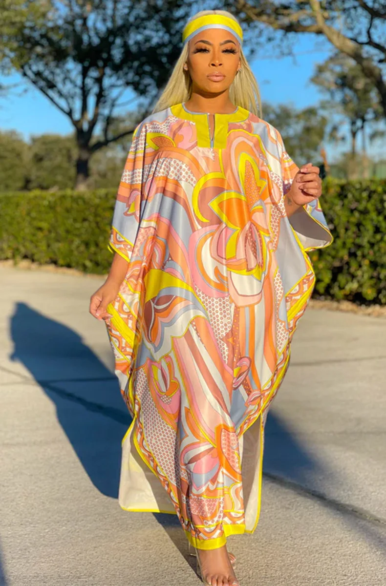 AFRICA Fashion Blogger Recommend Popular printed Silk Kaftan Maxi dresses Loose Summer Beach Bohemian kaftan long dress for lady
AFRICA Fashion Blogger Recommend Popular printed Silk Kaftan Maxi dresses Loose Summer Beach Bohemian kaftan long dress for lady