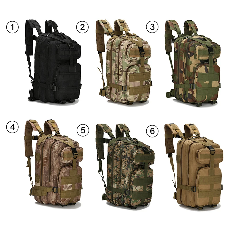 

Военный тактический рюкзак для наружного использования Водонепроницаемая дорожная военная сумка для походов и кемпинга