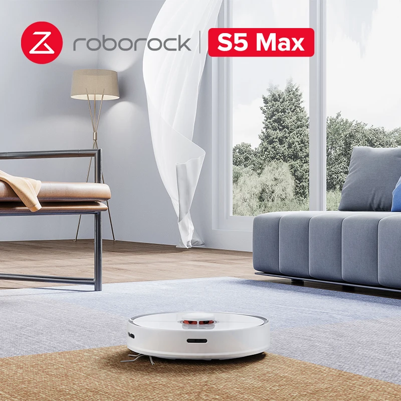 Roborock пылесос S5 Max Роботизированная дома уборочная машина приложение Wi Fi пульт