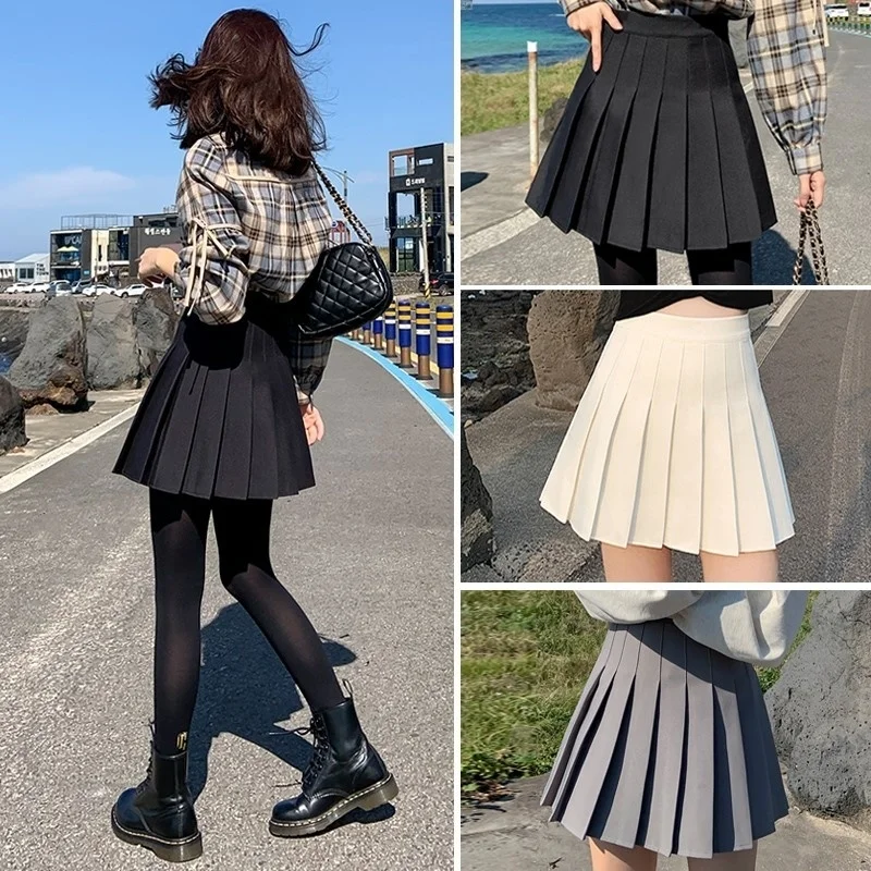 Women's skirts, women's skirts, spring summer Korean fashion. black-white plaid pink.
Women's skirts, women's skirts, spring summer Korean fashion. black-white plaid pink.