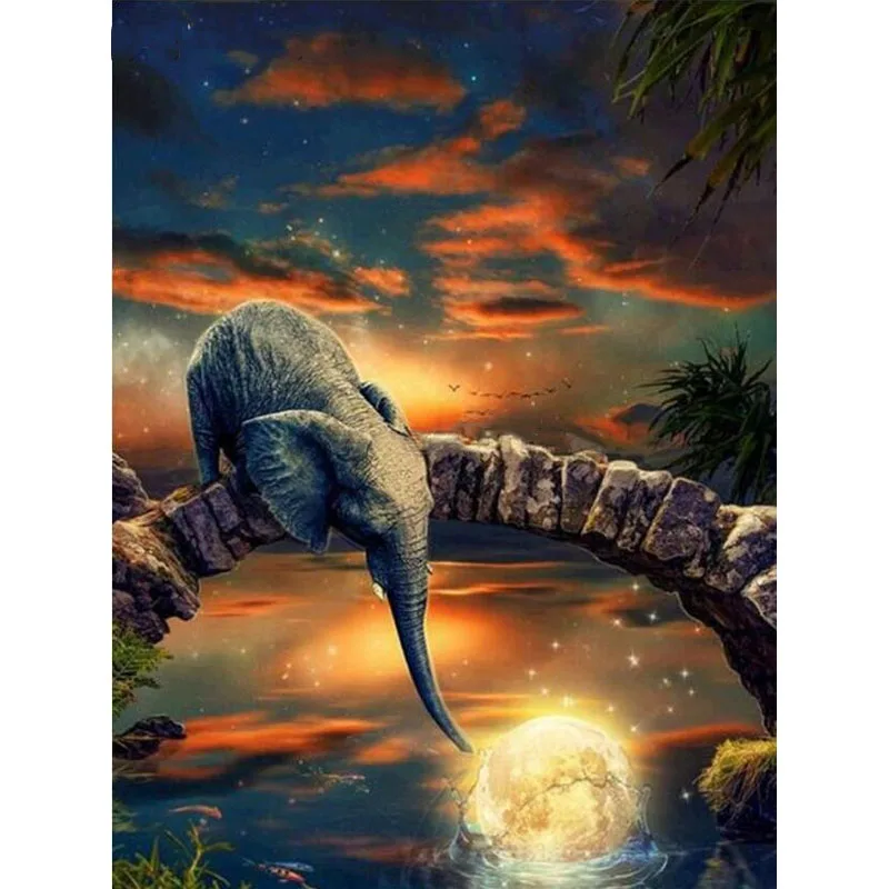 Elephant Diamond Embroidery 5d Full Square/Round Picture of Rhinestones Diamond Painting Cross Stitch Animals Home Decoration
Elephant Diamond Embroidery 5d Full Square/Round Picture of Rhinestones Diamond Painting Cross Stitch Animals Home Decoration