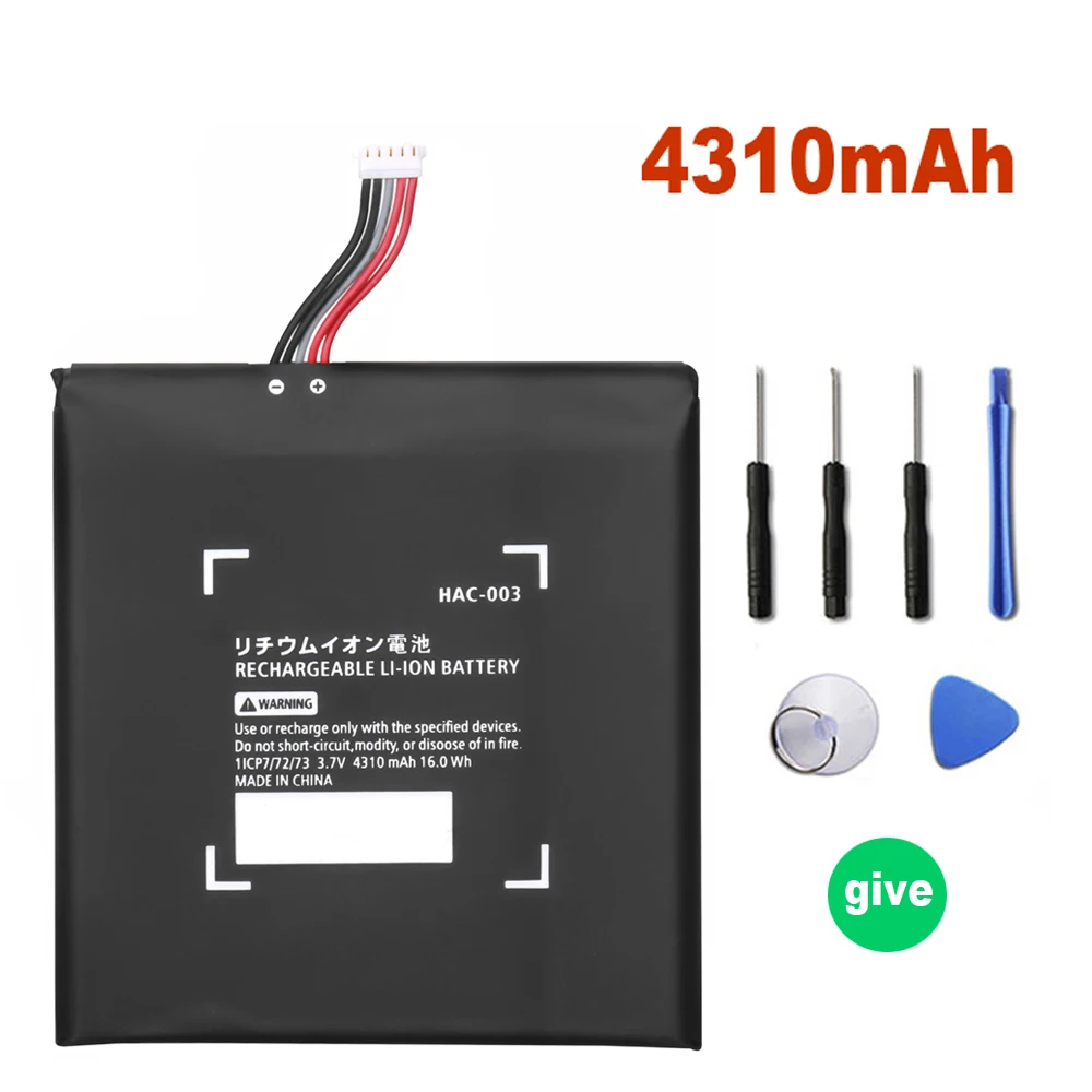Аккумулятор для ремонта Nitendo Переключатель консоли контроллер HAC-003 4310mAh аккумуляторная батарея с набором инструментов
Аккумулятор для ремонта Nitendo Переключатель консоли контроллер HAC-003 4310mAh аккумуляторная батарея с набором инструментов
