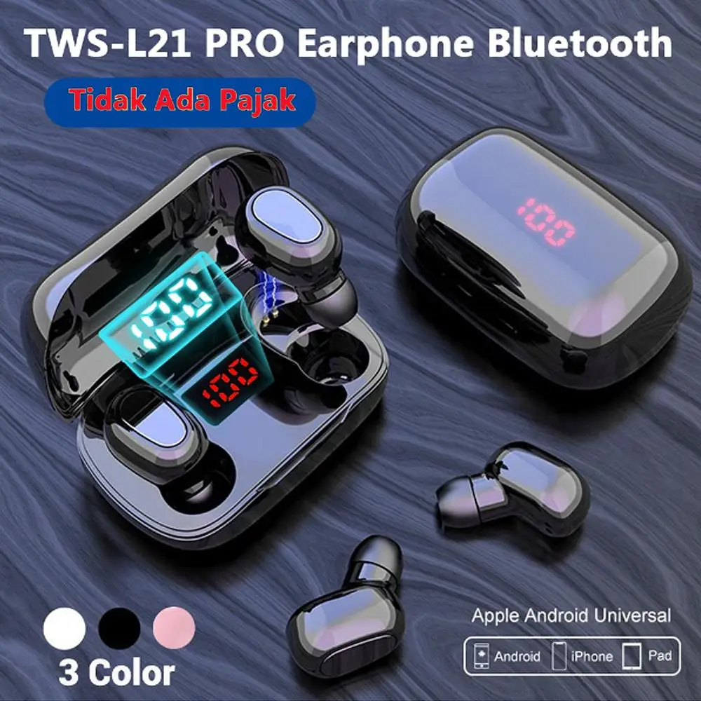 Bluetooth-наушники L21 Pro, TWS, со светодиодным дисплесветодиодный
Bluetooth-наушники L21 Pro, TWS, со светодиодным дисплесветодиодный