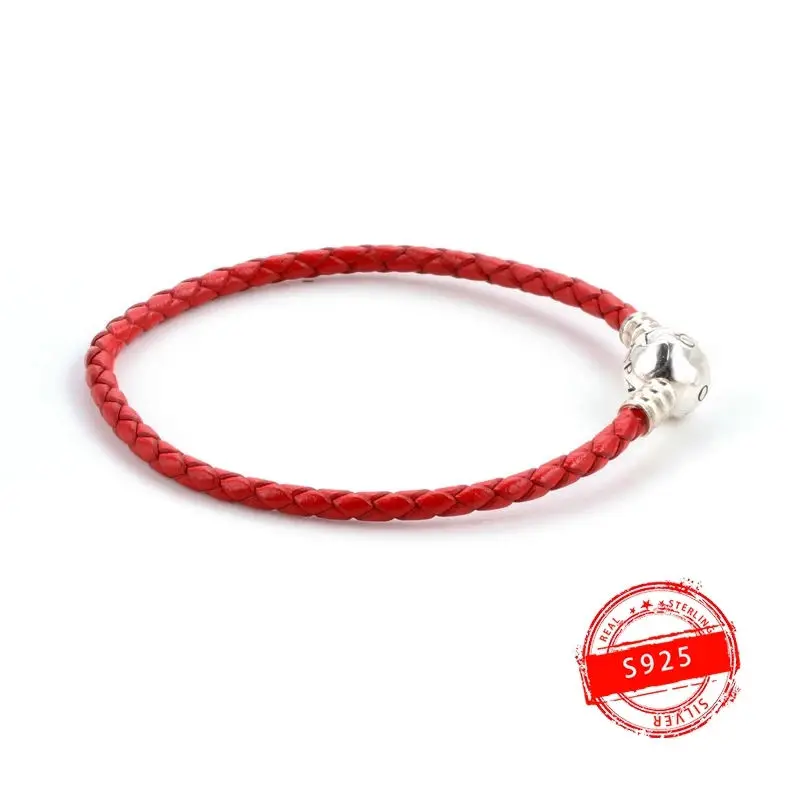 Luxury women's jewelry 925 Sterling Silver Lady Bracelet original logo suffused with red rope chain China Red Round Bhutto 1:1
Luxury women's jewelry 925 Sterling Silver Lady Bracelet original logo suffused with red rope chain China Red Round Bhutto 1:1