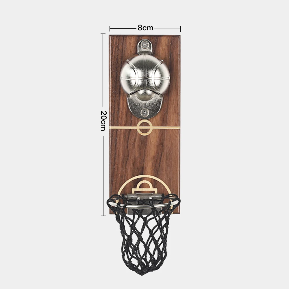 Multifunction Wine Beer Bottle Opener Wall Mount Basketball Opener Wood Fridge Magnet Bottle Can Opener Kitchen Supplies
Multifunction Wine Beer Bottle Opener Wall Mount Basketball Opener Wood Fridge Magnet Bottle Can Opener Kitchen Supplies