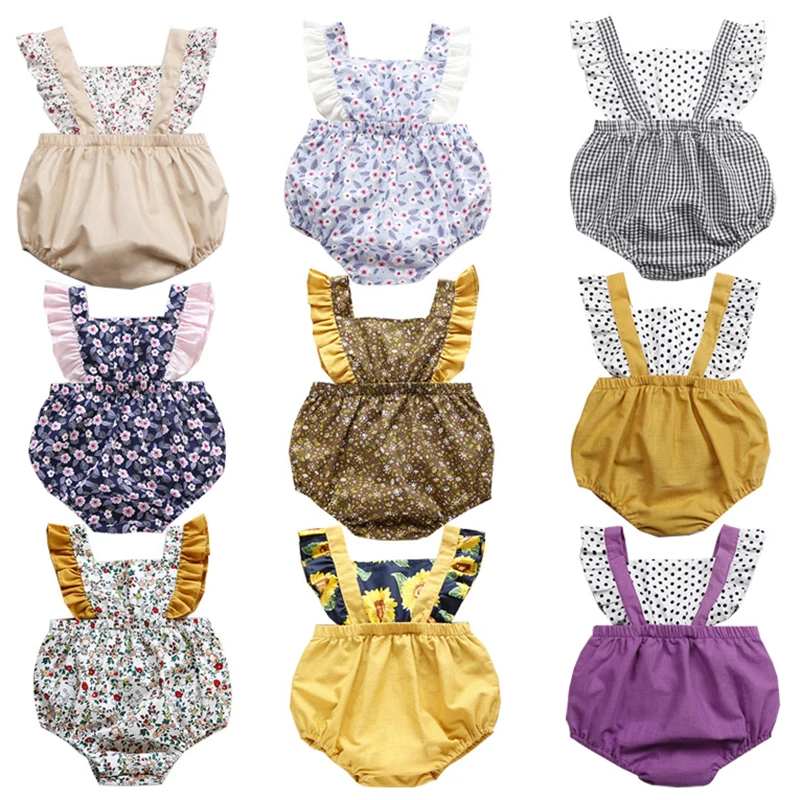 Summer baby creeping suit girl's pure cotton back belt baby's triangle creeping suit one-piece pants baby's one-piece suit
Summer baby creeping suit girl's pure cotton back belt baby's triangle creeping suit one-piece pants baby's one-piece suit