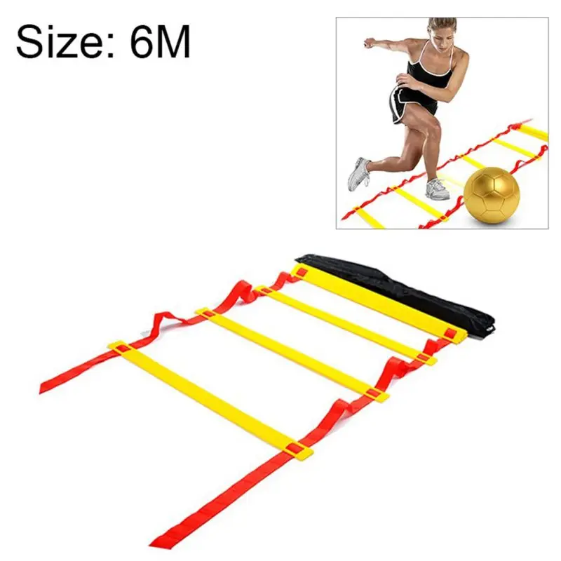 Rung Nylon Straps Training Ladders Agility Speed Ladder Stairs for Soccer Football Speed Ladder Equipment
Rung Nylon Straps Training Ladders Agility Speed Ladder Stairs for Soccer Football Speed Ladder Equipment