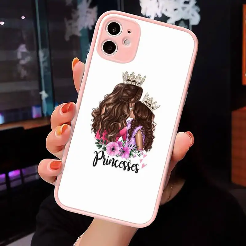 Mom and baby Phone Case Matte transparent For Pink iPhone 12 Mini 11 Pro XR XS Max 7 8 Plus X Back Cover
Mom and baby Phone Case Matte transparent For Pink iPhone 12 Mini 11 Pro XR XS Max 7 8 Plus X Back Cover