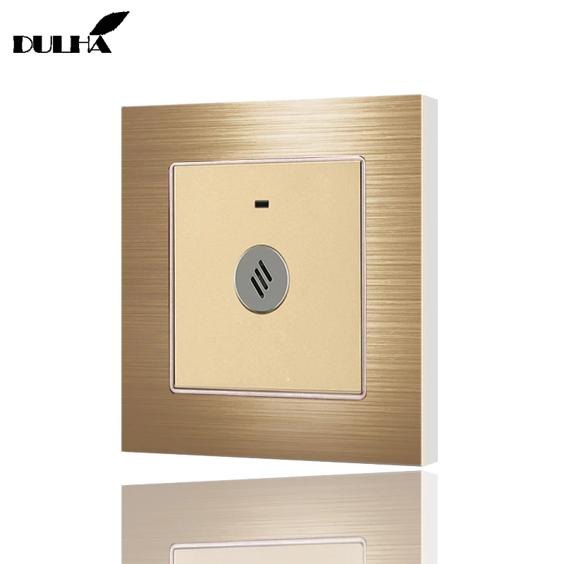 Sound Light Sensor Wall Switch,Luxury Satin Metal Intelligent Corridor Stairs Motion Induction Control Energy-Saving Switches
Sound Light Sensor Wall Switch,Luxury Satin Metal Intelligent Corridor Stairs Motion Induction Control Energy-Saving Switches