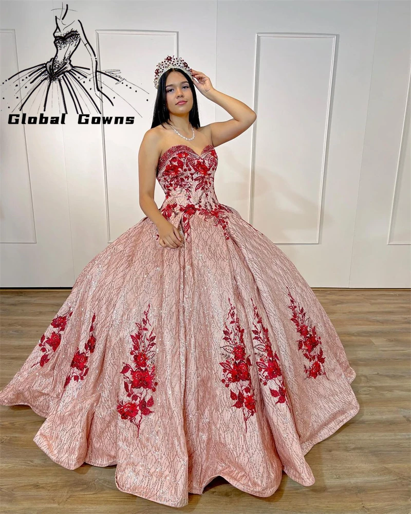 Cinderella Sweetheart Quinceanear Dresses Appliques Princess Sweet 15 16 Ball Gown Dress Graduation Prom Gowns Vestidos De
Cinderella Sweetheart Quinceanear Dresses Appliques Princess Sweet 15 16 Ball Gown Dress Graduation Prom Gowns Vestidos De