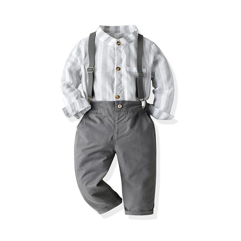 Keelorn Boys Clothing Sets 2021 New Spring Kids Striped Shirt+Overalls 2pcs Outfits Spring Children Casual Costumes
Keelorn Boys Clothing Sets 2021 New Spring Kids Striped Shirt+Overalls 2pcs Outfits Spring Children Casual Costumes