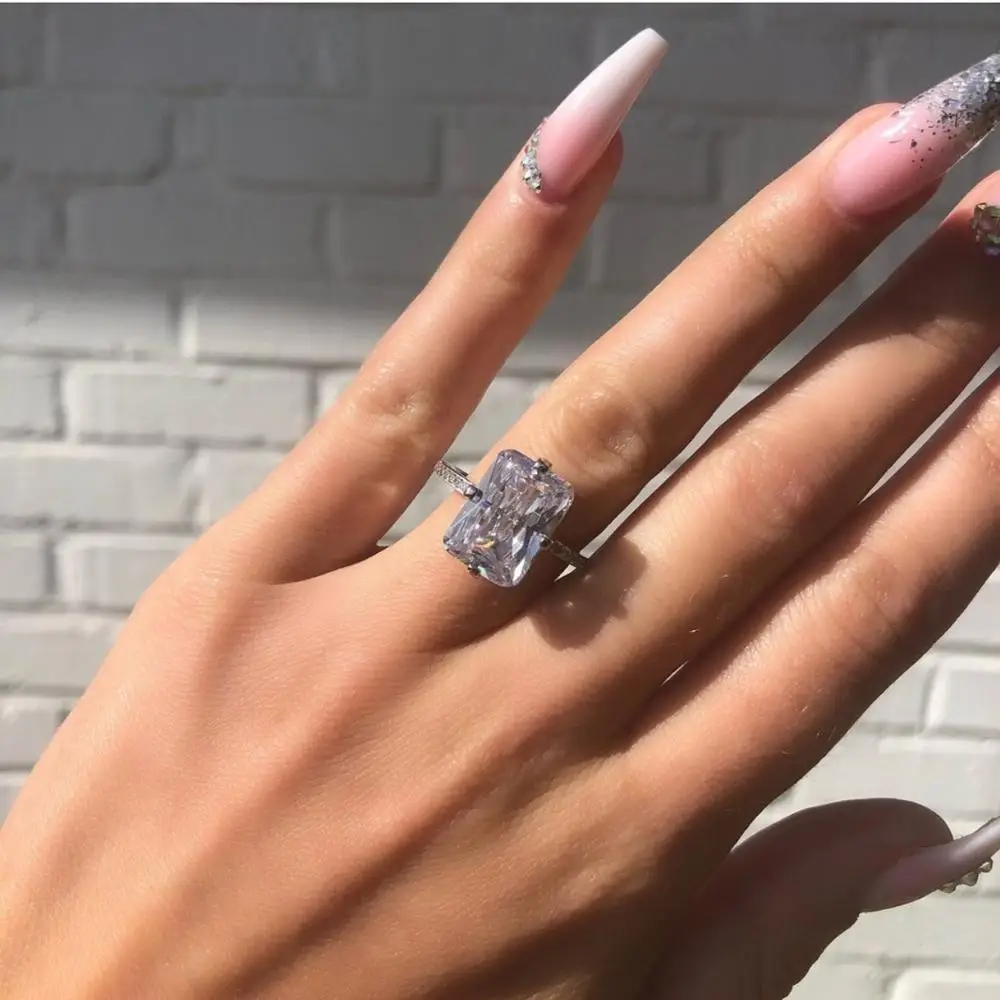 Styles ring Real 925 Sterling silver Stone Statement Party Wedding Band Rings for women Engagement Jewelry
Styles ring Real 925 Sterling silver Stone Statement Party Wedding Band Rings for women Engagement Jewelry