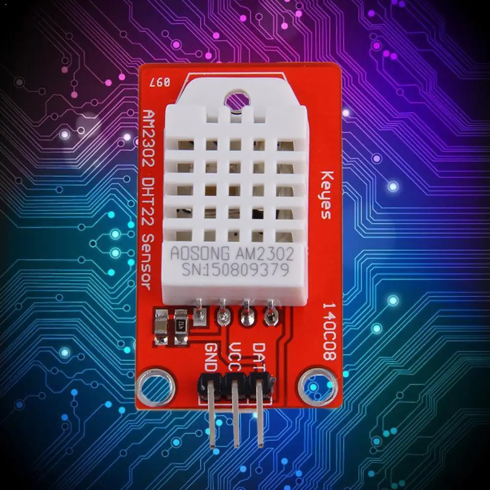 AM2302 DHT22 Digital Temperature and Humidity Sensor Digital Module single-bus bi-directional F1K4 
AM2302 DHT22 Digital Temperature and Humidity Sensor Digital Module single-bus bi-directional F1K4
