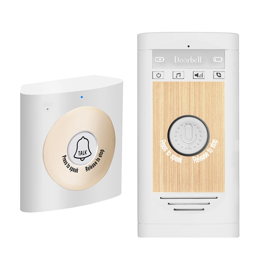 Wireless Voice Intercom Doorbell 2-way Talk Monitor Unit Smart Home Security Door Bell
Wireless Voice Intercom Doorbell 2-way Talk Monitor Unit Smart Home Security Door Bell