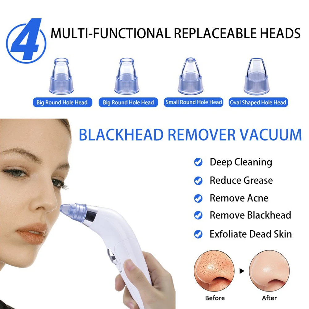 Blackhead Remover Pore Vacuum Blackhead Remover Vacuum Facial Pore Cleaner Electric Acne Extractor Kit for Facial Skin
Blackhead Remover Pore Vacuum Blackhead Remover Vacuum Facial Pore Cleaner Electric Acne Extractor Kit for Facial Skin
