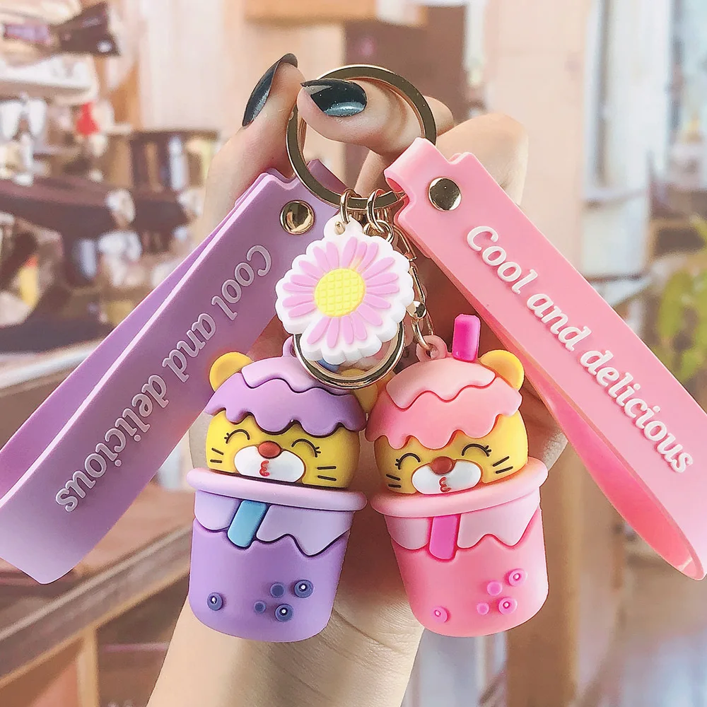 New Creative Personality Tiger Milk Tea Cartoon Dolls Keychain Fashion Handbags Lovers Key Chains Iron Alloy Unisex Cn(Origin)
New Creative Personality Tiger Milk Tea Cartoon Dolls Keychain Fashion Handbags Lovers Key Chains Iron Alloy Unisex Cn(Origin)