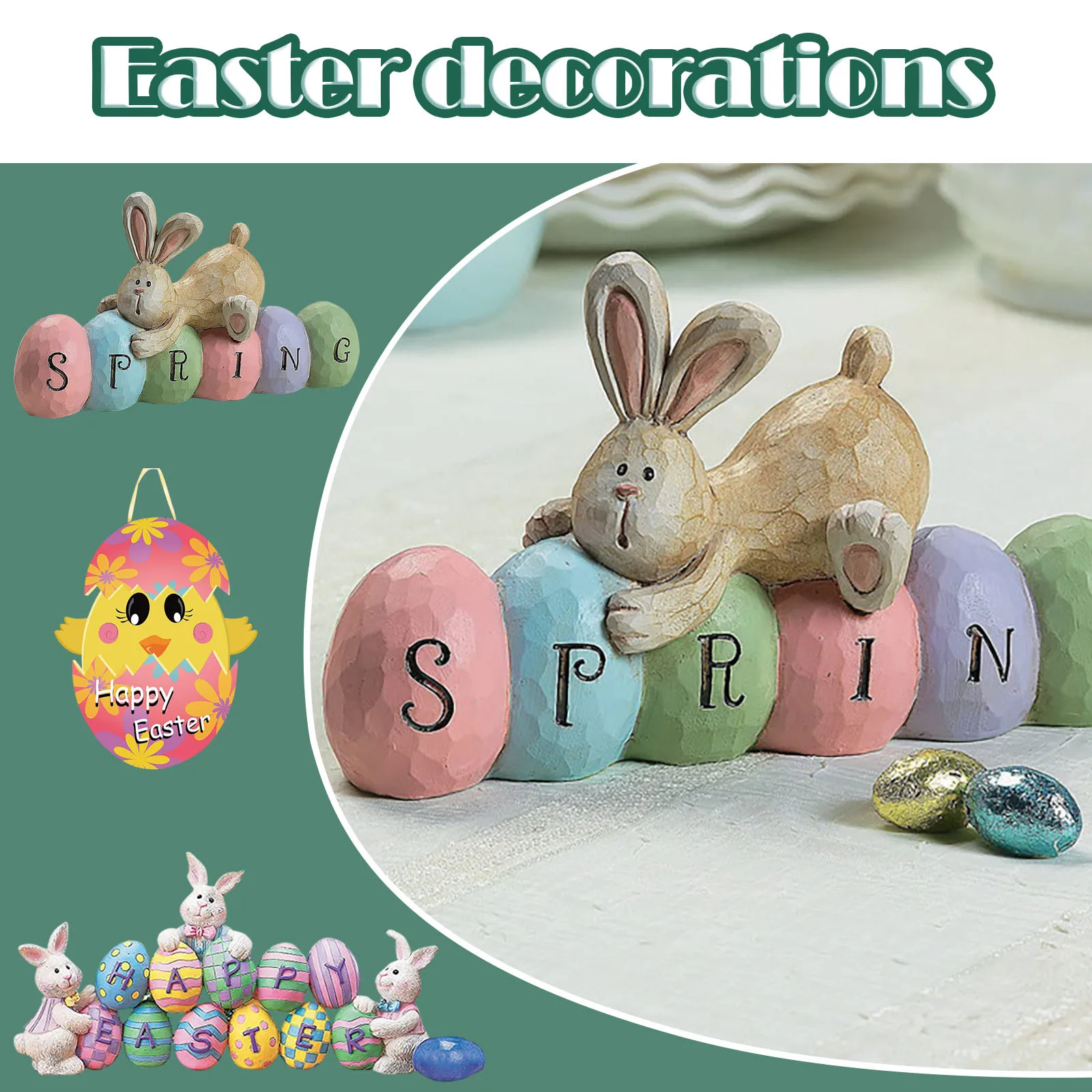 Easter Decorations Cute Bunny Eggs Ornament Acrylic Room Desktop Decor Rabbits Craft Festival Craft wielkanoc ozdoby wielkanocne
Easter Decorations Cute Bunny Eggs Ornament Acrylic Room Desktop Decor Rabbits Craft Festival Craft wielkanoc ozdoby wielkanocne