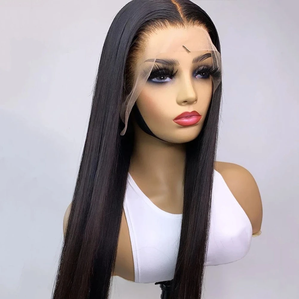 Gossamelle Synthetic Lace Front Wigs for Women 26 Inch Long Straight Natural Black Lace Front Wig Free Part Heat Resistant Fiber
Gossamelle Synthetic Lace Front Wigs for Women 26 Inch Long Straight Natural Black Lace Front Wig Free Part Heat Resistant Fiber