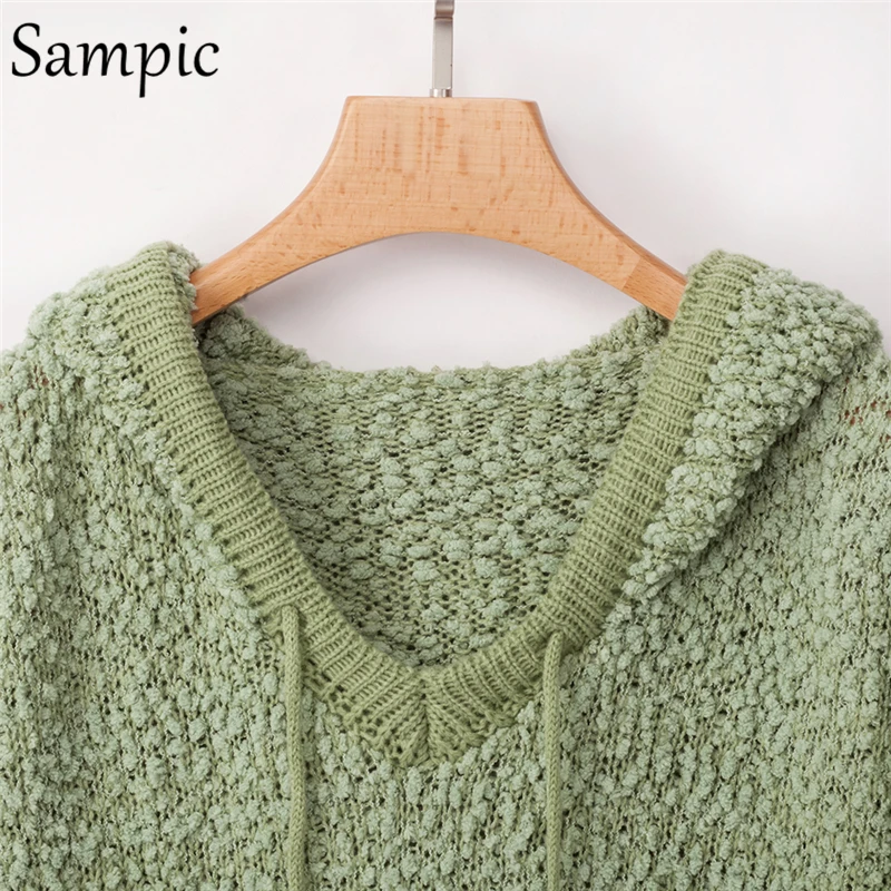 Sampic women o neck pullover casual loose sweater oversized knitted long sweater autumn winter 2019
Sampic women o neck pullover casual loose sweater oversized knitted long sweater autumn winter 2019