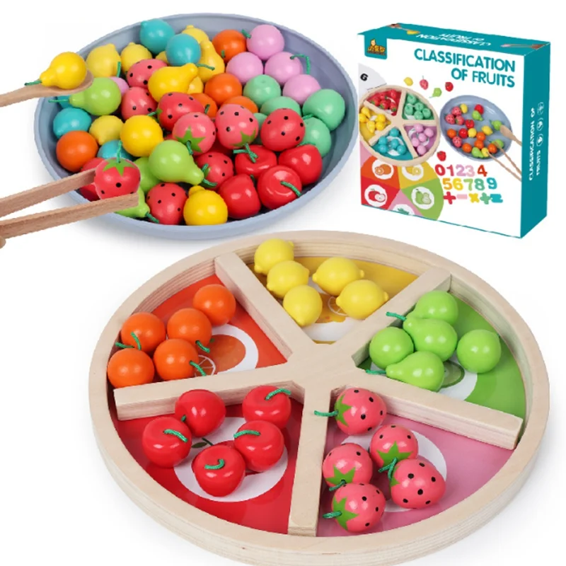 Simulation Fruit Sorting Toys for Girls Classification Learning Color Math Montessori Toy Wooden Puzzle Jouets Pour Enfants
Simulation Fruit Sorting Toys for Girls Classification Learning Color Math Montessori Toy Wooden Puzzle Jouets Pour Enfants