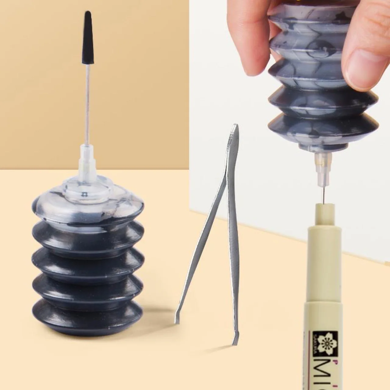 30ml Ink Needle Drawing Pen black Color Replenishing Liquid Waterproof Instantly Dry Graffiti Paint Pen For Marker Pens
30ml Ink Needle Drawing Pen black Color Replenishing Liquid Waterproof Instantly Dry Graffiti Paint Pen For Marker Pens
