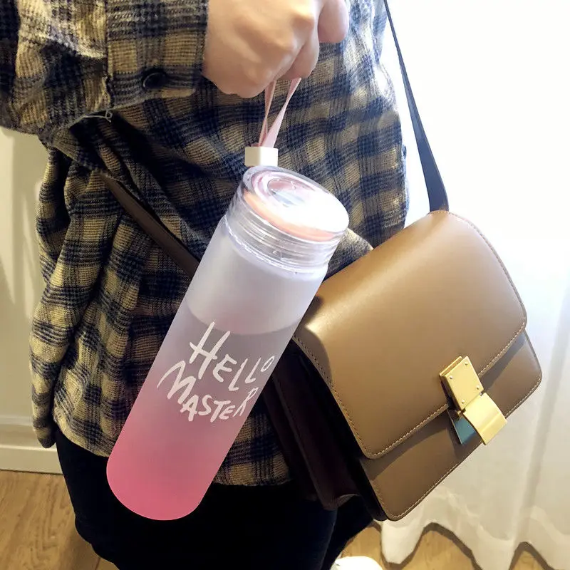 Gradient heat resistant plastic water cup female student Korean cup male small fresh portable cup tea cup 500ml
Gradient heat resistant plastic water cup female student Korean cup male small fresh portable cup tea cup 500ml