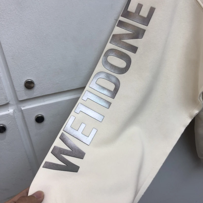 Stamping Metal Hot Printing WE11DONE Sweatshirts Best Quality Well Done Crewneck Hoodie
Stamping Metal Hot Printing WE11DONE Sweatshirts Best Quality Well Done Crewneck Hoodie