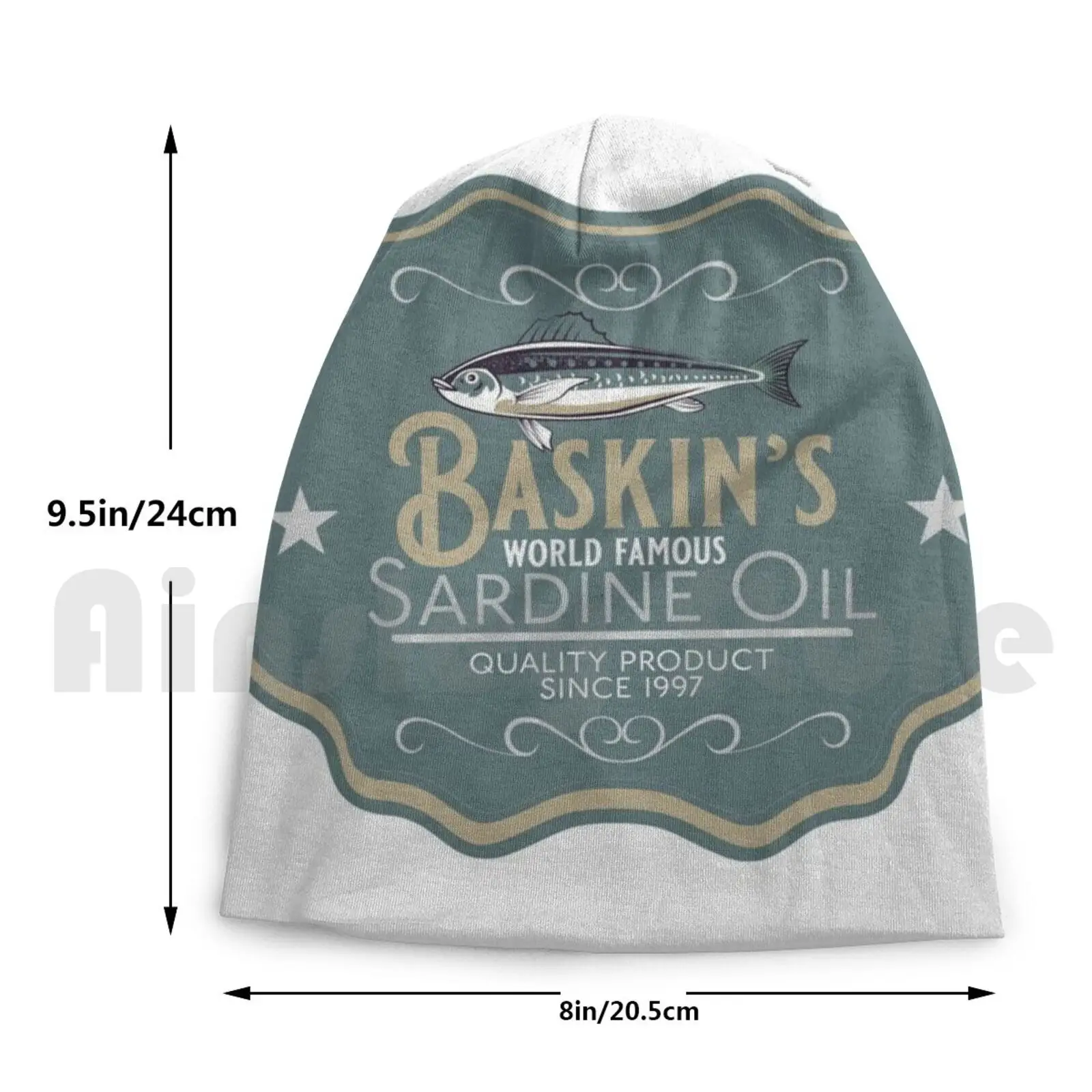 Baskin's Sardine Oil Beanies Knit Hat Hip Hop Baskin Carol Tiger King