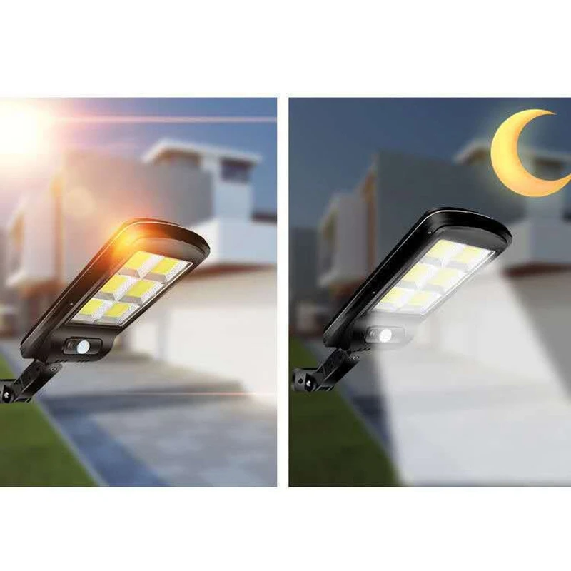 

70W 3.7V LED Solar Street Wall Light PIR Motion Sensor Outdoor Garden Lamp With Control Remote