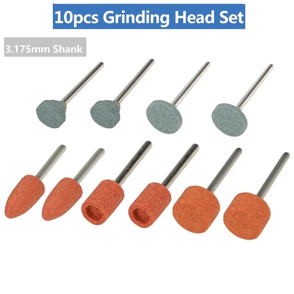 10pcs 3.175mm Shank Grinding Head Stone Wheel Abrasive Disc For Rotary Power Tool Accessories Metal Polishing
10pcs 3.175mm Shank Grinding Head Stone Wheel Abrasive Disc For Rotary Power Tool Accessories Metal Polishing