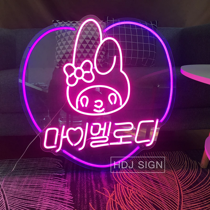 Melody Rabbit Signs Custom LED Neon Sign INS Light For kawaii Room Bedroom Cafe Store Party Creative Wall Decor Gifts For Girls
Melody Rabbit Signs Custom LED Neon Sign INS Light For kawaii Room Bedroom Cafe Store Party Creative Wall Decor Gifts For Girls