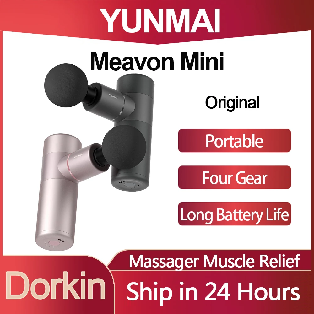 Original Yunmai Meavon Mini Fascia Gun Smart Muscle Massage Deep Relaxation Portable Electric Massager Muscle Stimulator
Original Yunmai Meavon Mini Fascia Gun Smart Muscle Massage Deep Relaxation Portable Electric Massager Muscle Stimulator