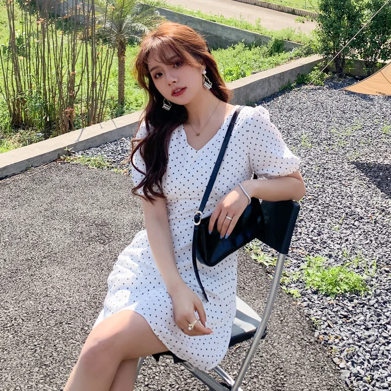 SEMIR Dress 2021 New Summer Gentle Wind Dress Female Summer Love Full Print White Slim French Women'S Clothing
SEMIR Dress 2021 New Summer Gentle Wind Dress Female Summer Love Full Print White Slim French Women'S Clothing