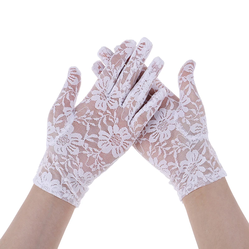 1Pair Female Sexy Lace Driving Gloves Spring And Summer Women's Thin Lace Sunscreen Gloves Lady's Short Uv Protection Gloves
1Pair Female Sexy Lace Driving Gloves Spring And Summer Women's Thin Lace Sunscreen Gloves Lady's Short Uv Protection Gloves