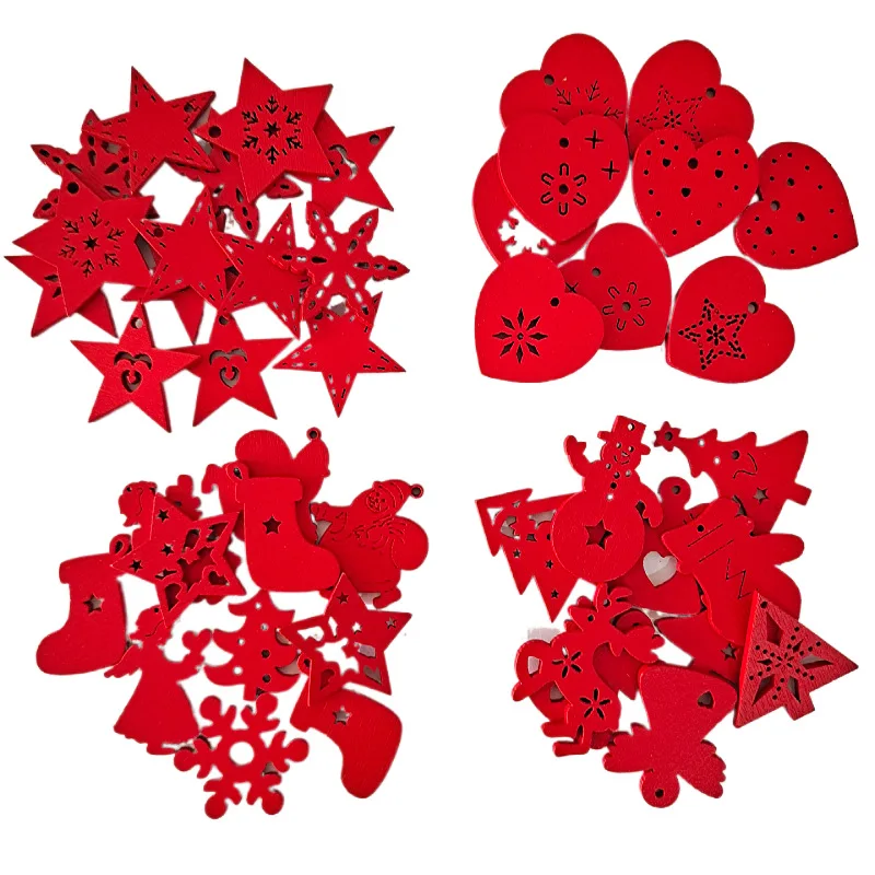 50pcs Red White DIY Wooden Christmas Ornaments Predrilled Wood Circles for Crafts Centerpieces Holiday Hanging Decorations
50pcs Red White DIY Wooden Christmas Ornaments Predrilled Wood Circles for Crafts Centerpieces Holiday Hanging Decorations