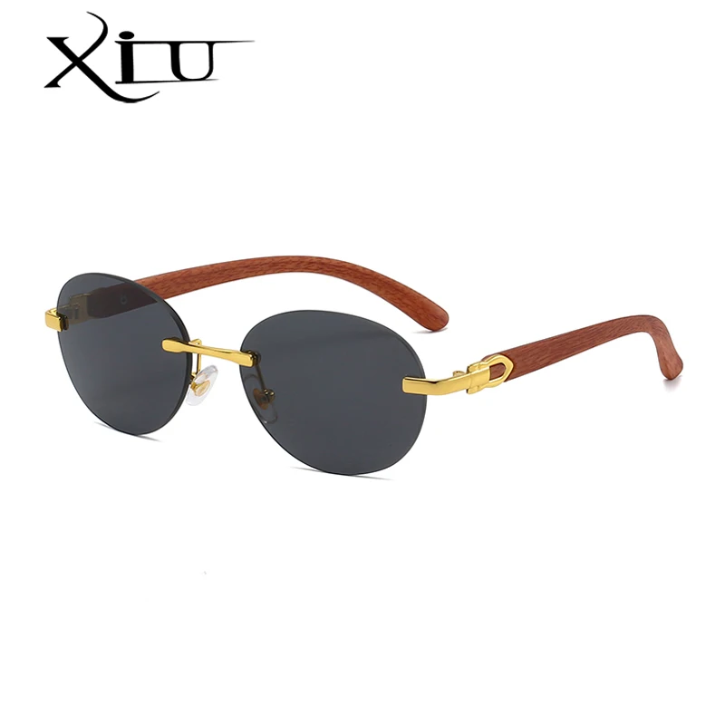 XIU wood grain women's fashion sunglasses rimless round uv400 oval glasses for men frameless 2022 blue brown birthday gifts
XIU wood grain women's fashion sunglasses rimless round uv400 oval glasses for men frameless 2022 blue brown birthday gifts