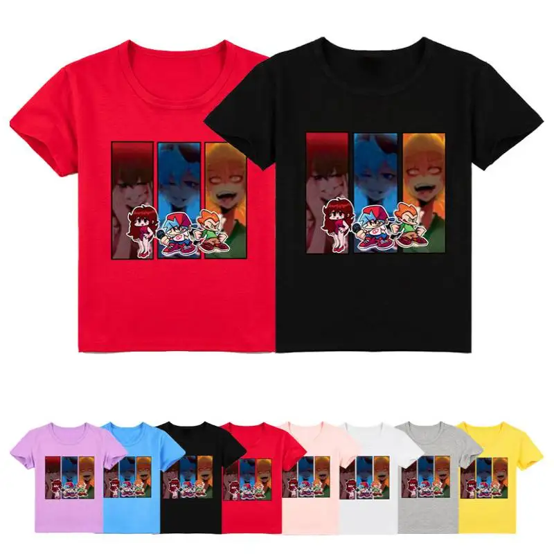 Anime Friday Night Funkin T Shirt Children Clothes Unisex Kids Hip Hop Streetwear Boy Short Sleeve Top Baby Girl Summer Clothing
Anime Friday Night Funkin T Shirt Children Clothes Unisex Kids Hip Hop Streetwear Boy Short Sleeve Top Baby Girl Summer Clothing