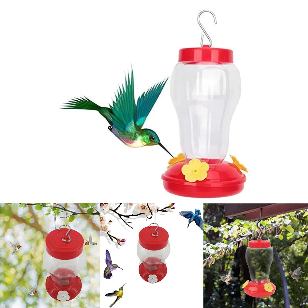 Outdoor Plastic Flower Iron Hook Bird Feeder Plastic Bird Water Feeder Bottle Hanging Hummingbird Feeder Garden Bird Supplies
Outdoor Plastic Flower Iron Hook Bird Feeder Plastic Bird Water Feeder Bottle Hanging Hummingbird Feeder Garden Bird Supplies